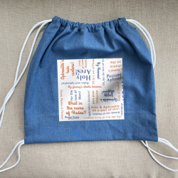 String Tote with Marsian Swears