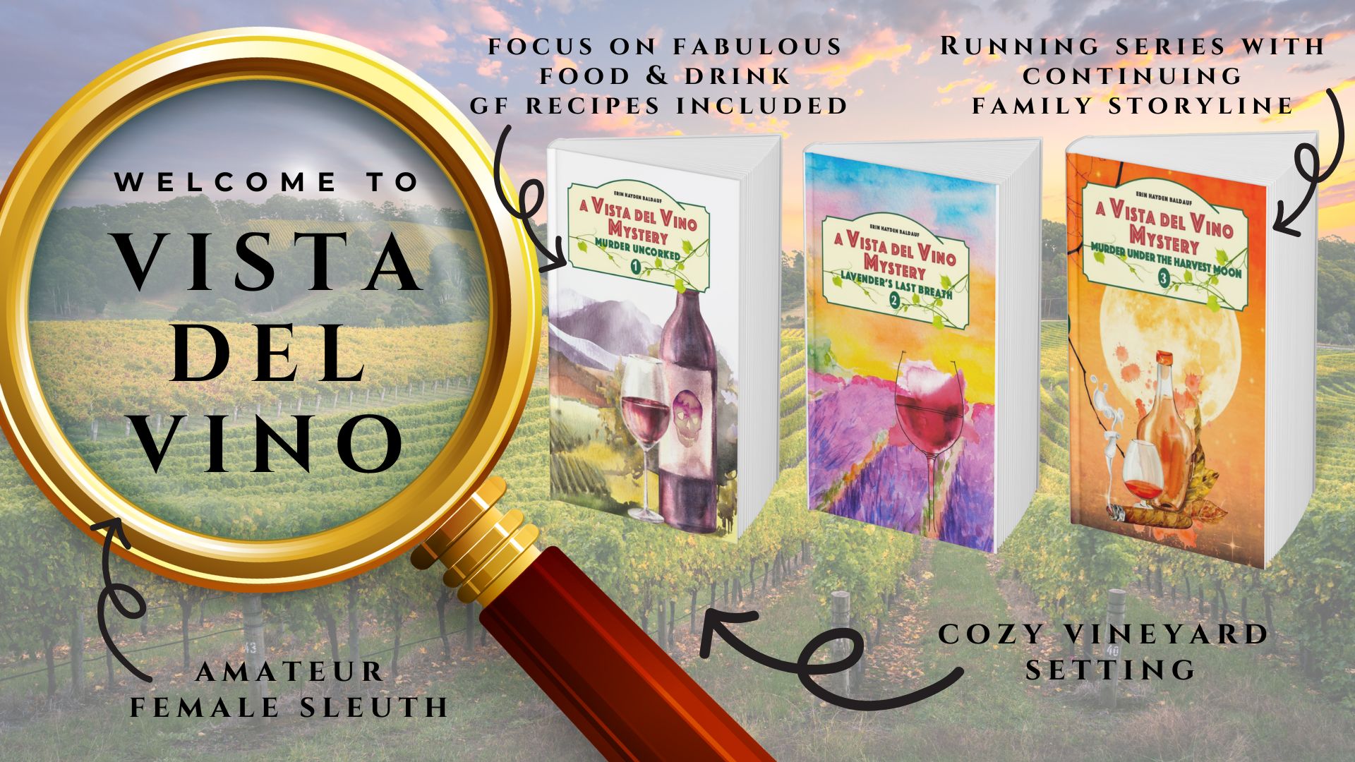 Vista del Vino Culinary Cozy Mysteries
